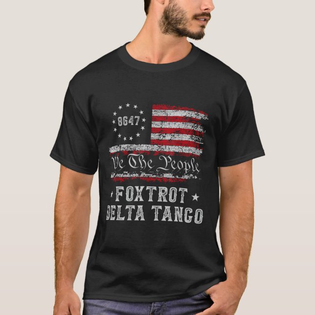 Camiseta 8647 Impugnación de tangos contra Trump (Anverso)