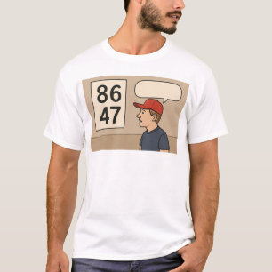 Camiseta 8647 Trump. Expresar sus sentimientos camiseta.