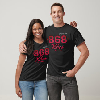 CAMISETA 868 VIBES - TEXTO ROJO