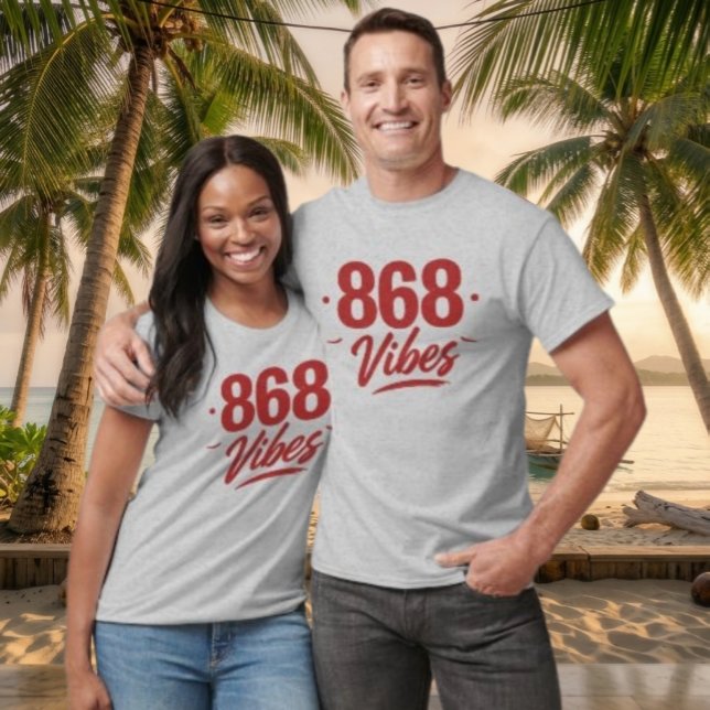 CAMISETA 868 VIBES - TEXTO ROJO (Subido por el creador)