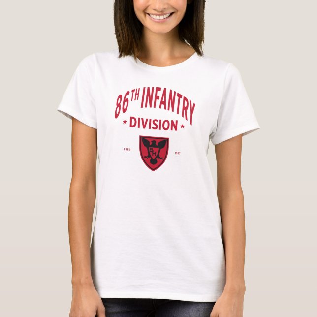 Camiseta 86.ª División de Infantería - Mujeres militares de (Anverso)