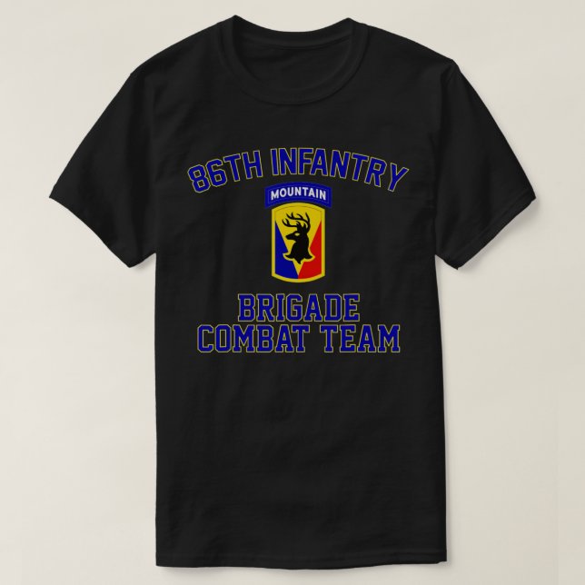 Camiseta 86.º Equipo de Combate de la Brigada de Infantería (Diseño del anverso)
