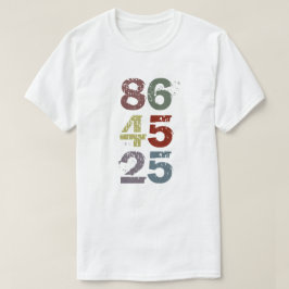 Camiseta 86 45 25 - acuse el triunfo con la 25ta enmienda