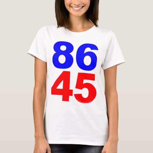 Camiseta 86 45 (para ella) (Anverso)