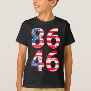 Camiseta 86 46 Anti Biden Pro Trump Patriótico