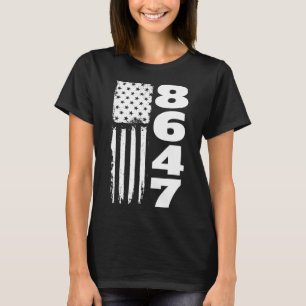 Camiseta 86 47 8647 Sutil Anti Trump 1