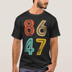 Camiseta 86 47 Anti Trump Impugnar a Trump 2024 Impugnación