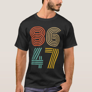 Camiseta 86 47 Anti Trump Impugnar a Trump 2024 Impugnación