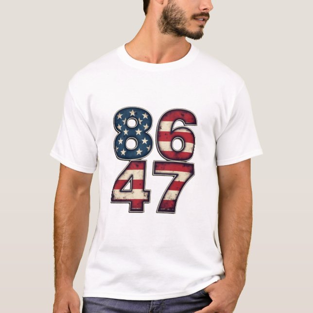 Camiseta 86 47 Orgulloso Día de la Inaguración del Presiden (Anverso)