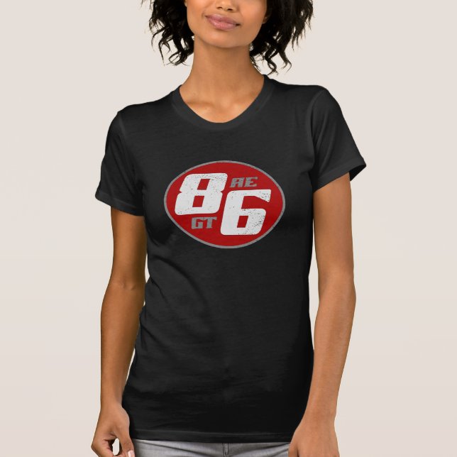 Camiseta ¿86 AE o GT? (Anverso)