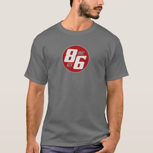 Camiseta ¿86 AE o GT? (Anverso)