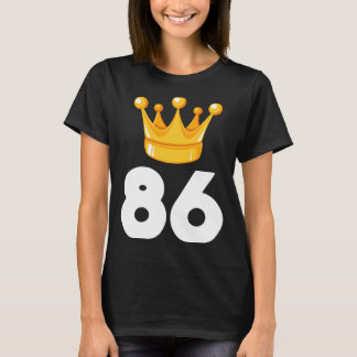 Camiseta 86 Cumpleaños de la Corona de Oro