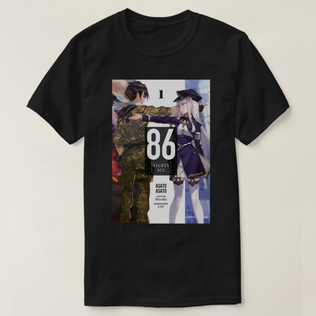 Camiseta 86 ochenta y seis (Diseño del anverso)