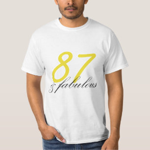Camiseta 87 y fabuloso