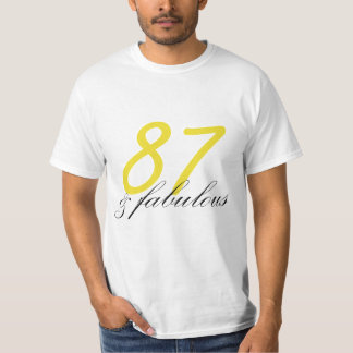 Camiseta 87 y fabuloso