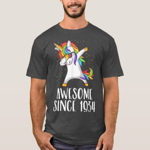 Camiseta 88º cumpleaños, unicornio dab, alucinante desde 19