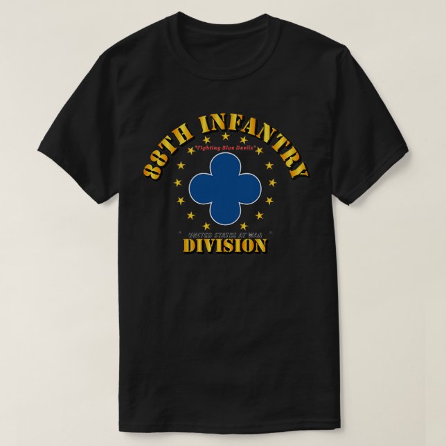 Camiseta 88.ª División de Infantería contra los demonios az (Diseño del anverso)
