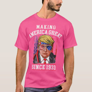 Camiseta 88.º Cumpleaños Haciendo Grande A Estados Unidos D