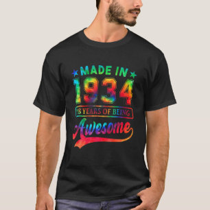 Camiseta 88 Años De Edad Regalo De Cumpleaños Tye Impresion