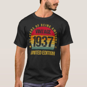 Camiseta 88 años Ochenta y ocho 1937 88º cumpleaños Gracios