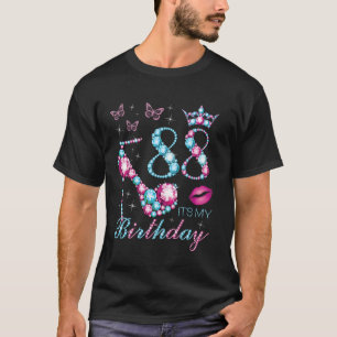 Camiseta 88 Es Mi Cumpleaños 88 Años Es Mi Cumpleaños 88