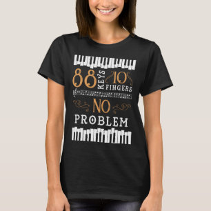 Camiseta 88 Teclas 10 Dedos Sin Problema Teclado Piano