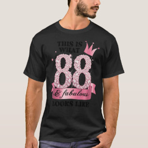 Camiseta 88 y Fabuloso Grupo Fiesta Blanco Rosa Candid Phot