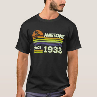 Camiseta 89º Nacimiento Femenino Desde 1933 89 Años