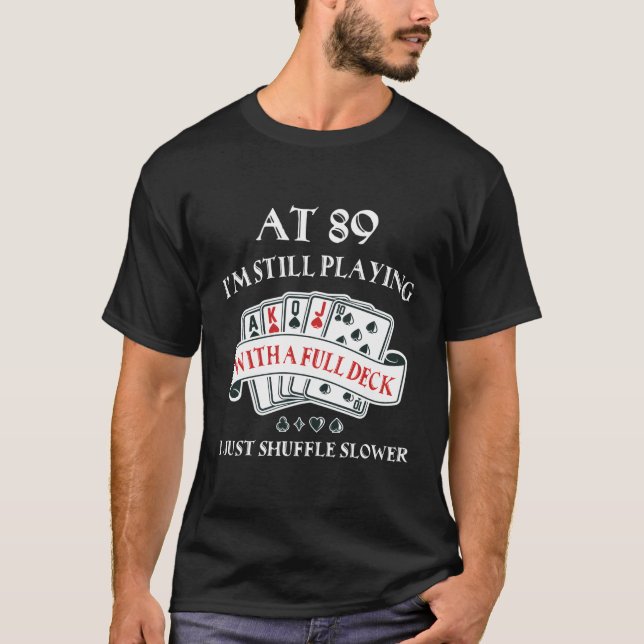 Camiseta 89.ª Para 89 Cartas De Juego (Anverso)
