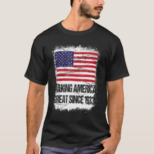 Camiseta 89.º cumpleaños haciendo grande a Estados Unidos d