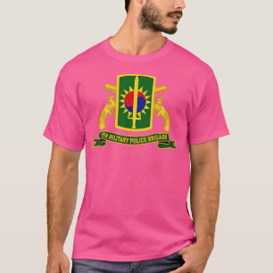 Camiseta 8.ª brigada de la policía militar SSI w Br Ribbon