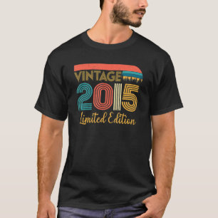Camiseta 8.ª cosecha de cumpleaños 2015 8 años