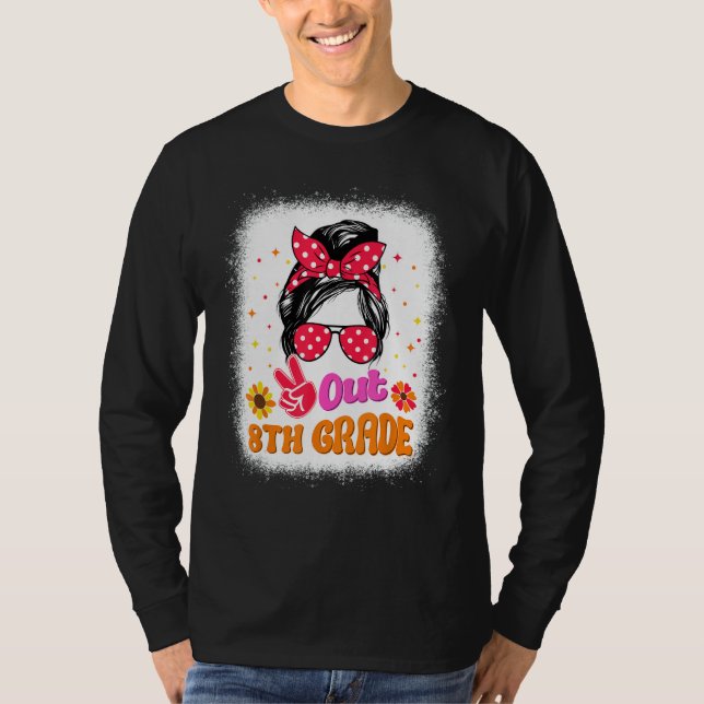 Camiseta 8.ª graduación 2023 desorden de paz de octavo grad (Anverso)