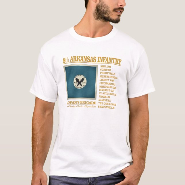 Camiseta 8.ª Infantería de Arkansas (BA2) (Anverso)