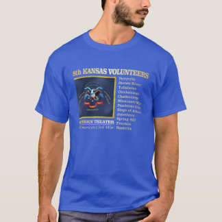 Camiseta 8.ª Infantería Voluntaria de Kansas BH2 sobredimen