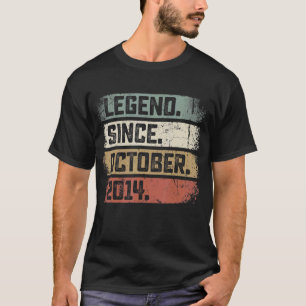 Camiseta 8.ª leyenda de cumpleaños desde octubre de 2014, 8