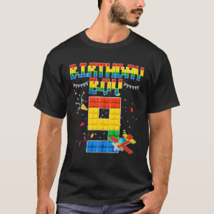 Camiseta 8.º Baño De Nacimiento De Ladrillo De 8 Años