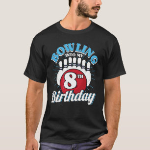 Camiseta 8.º Bote de cumpleaños en el cumpleaños K
