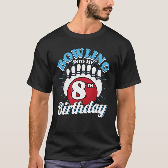 Camiseta 8.º Bote de cumpleaños en el cumpleaños K (Anverso)