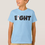 Camiseta 8.º Bowling Birthday T-Shirt Kids Edad<br><div class="desc">Bowling es una gran manera de celebrar un cumpleaños. Planea a tu fiesta de cumpleaños con esta camiseta de cumpleaños de bolos.</div>