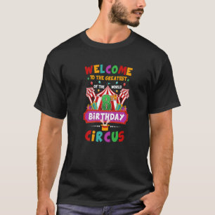 Camiseta 8.º cumpleaños Circus Greatest Birthday Kids Carni