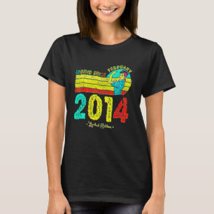 Camiseta 8.º Cumpleaños Leyenda De Febrero De 2014 Desde 20