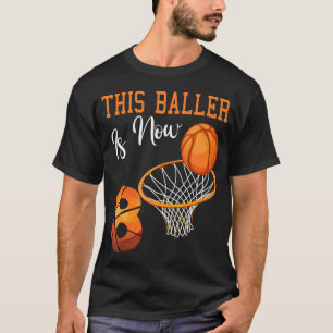 Camiseta 8.º cumpleaños para el baloncesto de baller