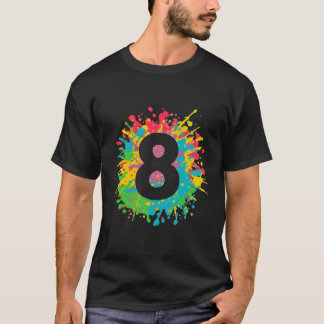Camiseta 8.º Cumpleaños Para Niños Chicas Niños 8 En Esplas