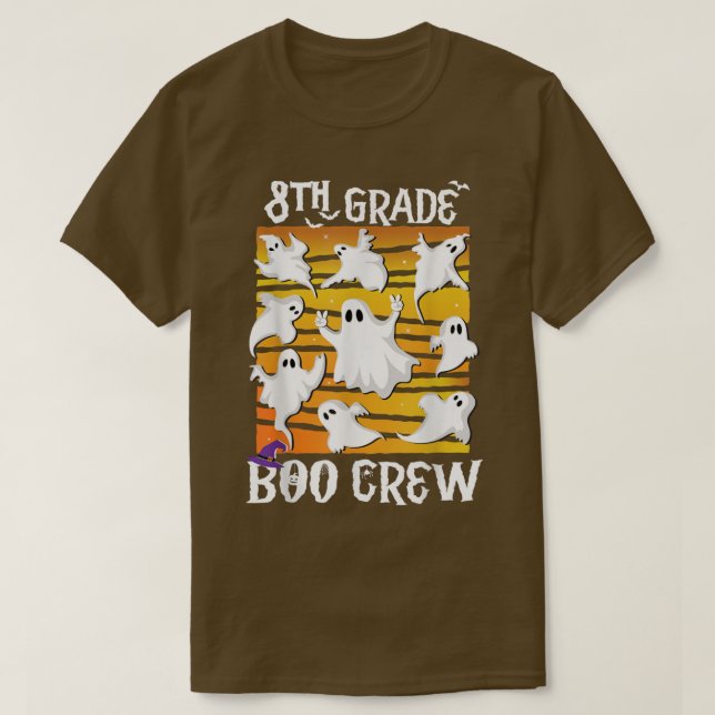 Camiseta 8.º Equipo Estudiantil De La Tripulación De Boo (Diseño del anverso)