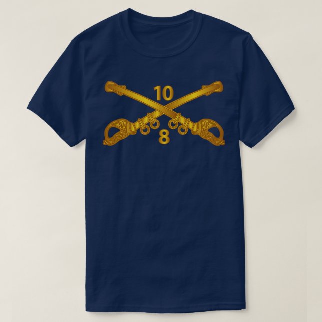 Camiseta 8.º Escuadrón 10.ª Rama de Caballería con Txt (Diseño del anverso)