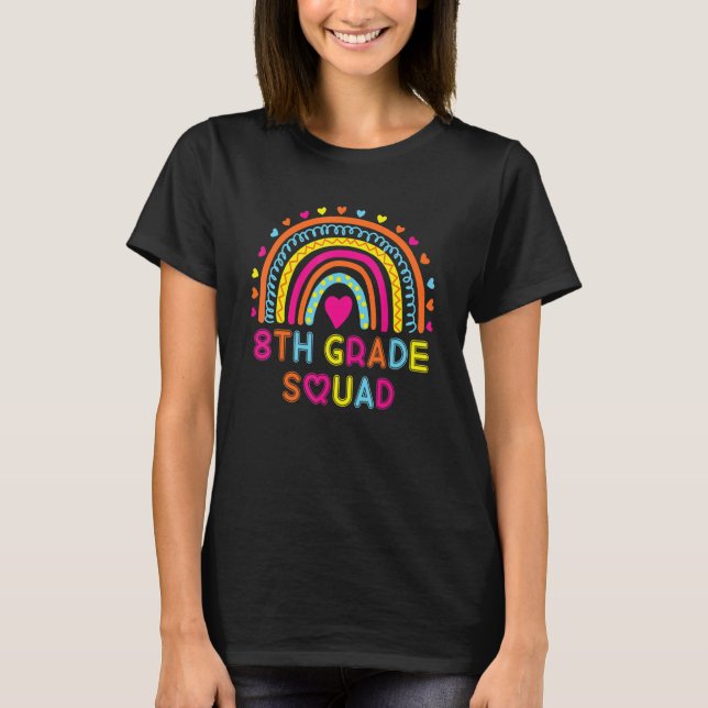 Camiseta 8.º Escuadrón De Estudios Niños Arcoiris De Vuelta (Anverso)