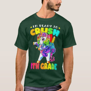 Camiseta 8.º estudiante baila Unicornio de nuevo a Chicas e