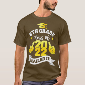 Camiseta 8.º Grado De 2022 Lo Llenó , Muchacho Chica Gradu