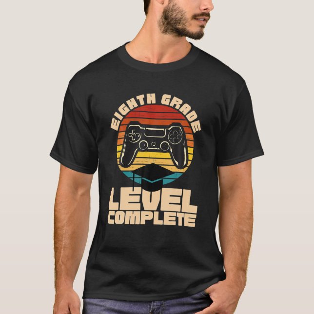 Camiseta 8.º Grado De Graduación Completa Vídeo G (Anverso)